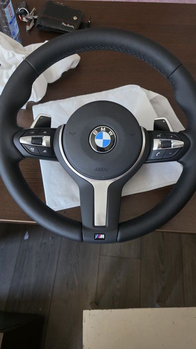 Volan bmw m nou padele vibratii inc acc f30 f31 f20 f15 f25 f48 f34