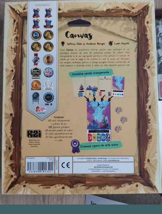 CANVAS joc se societate si pictura Nou