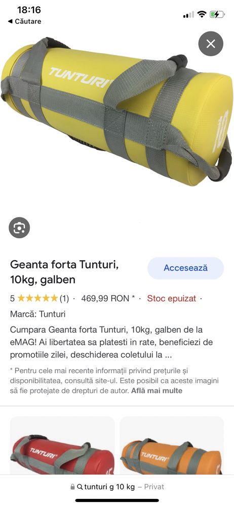 Vand geanta forța tunturi nou 10 kg