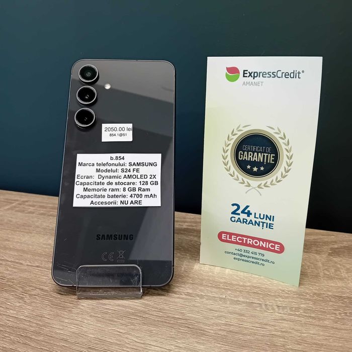 (AG51) Samsung S24 FE B854 - Garantie 2 ani!