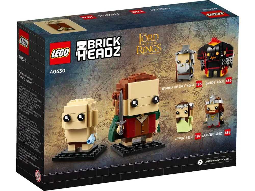 LEGO BrickHeadz: Фродо и Голлум (40630 The Lord of the Rings)
