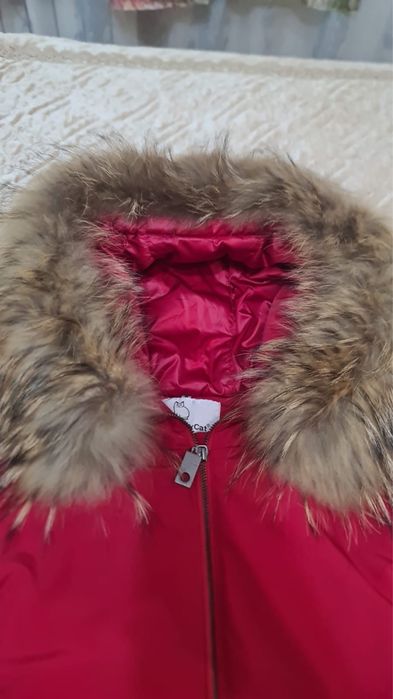 Куртка зимняя мех Енот