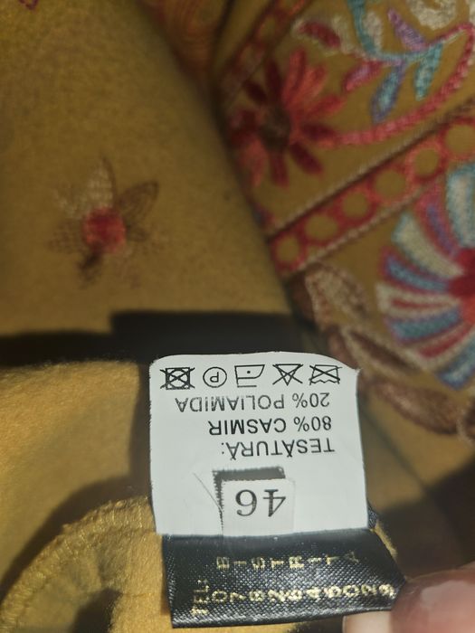 Vand palton brodat cașmir Xl