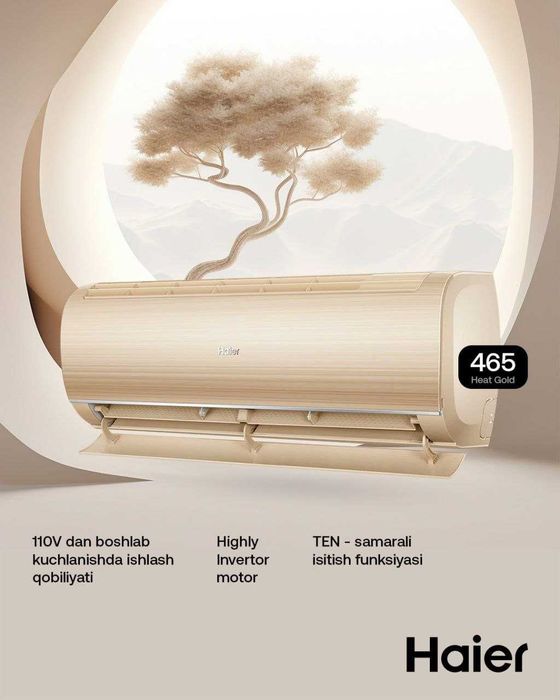 Konditsioner Haier Heat Gold 12 Qo'shimcha tenli