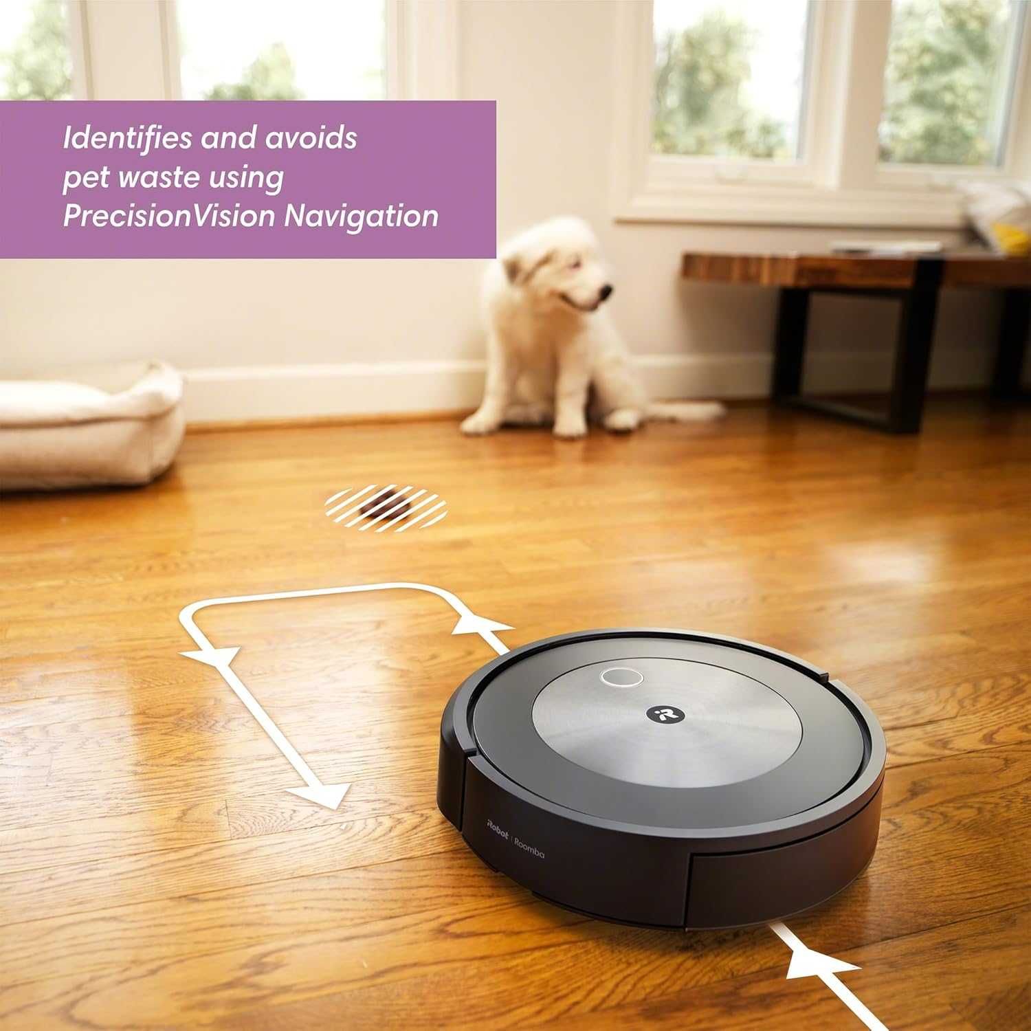 Прахосмукачка робот iRobot Roomba j7+ (j7558) с база за самопочистване