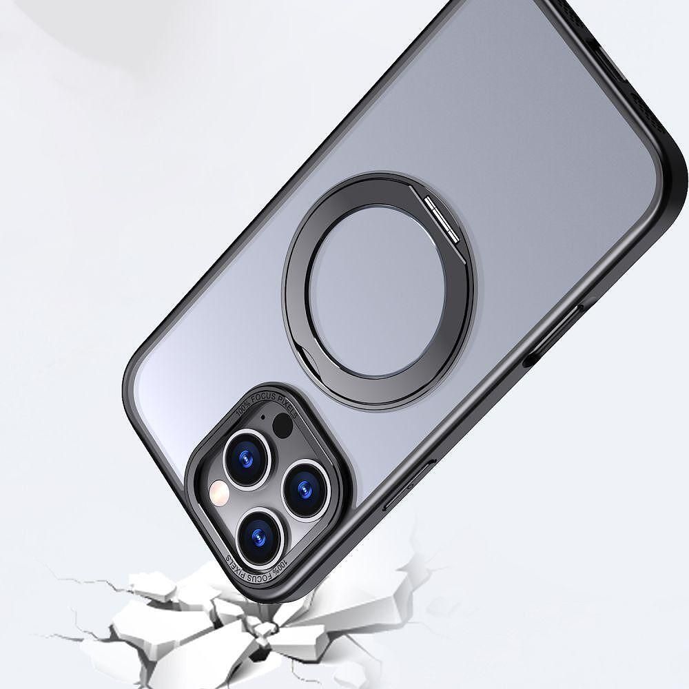 Кейс tech-protect magring magsafe за iphone 16 pro - матово черно