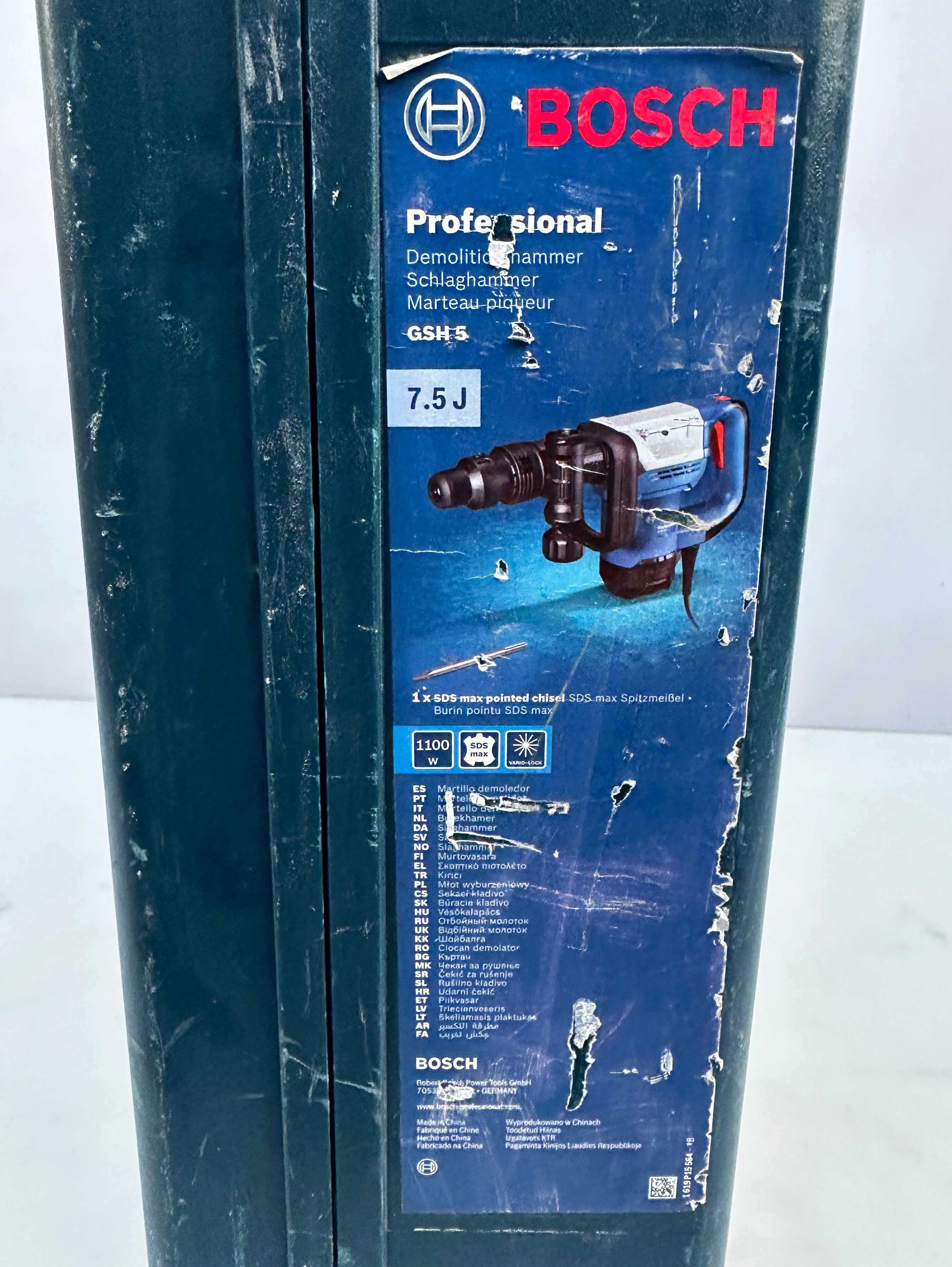 BOSCH GSH 5 - Чист къртач 1100W 7.5J SDS Max