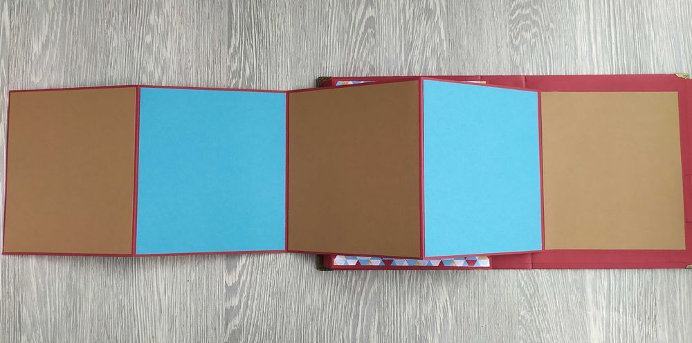 Коледен, скрапбук албум в бордо и кафяво, ръчна изработка /52