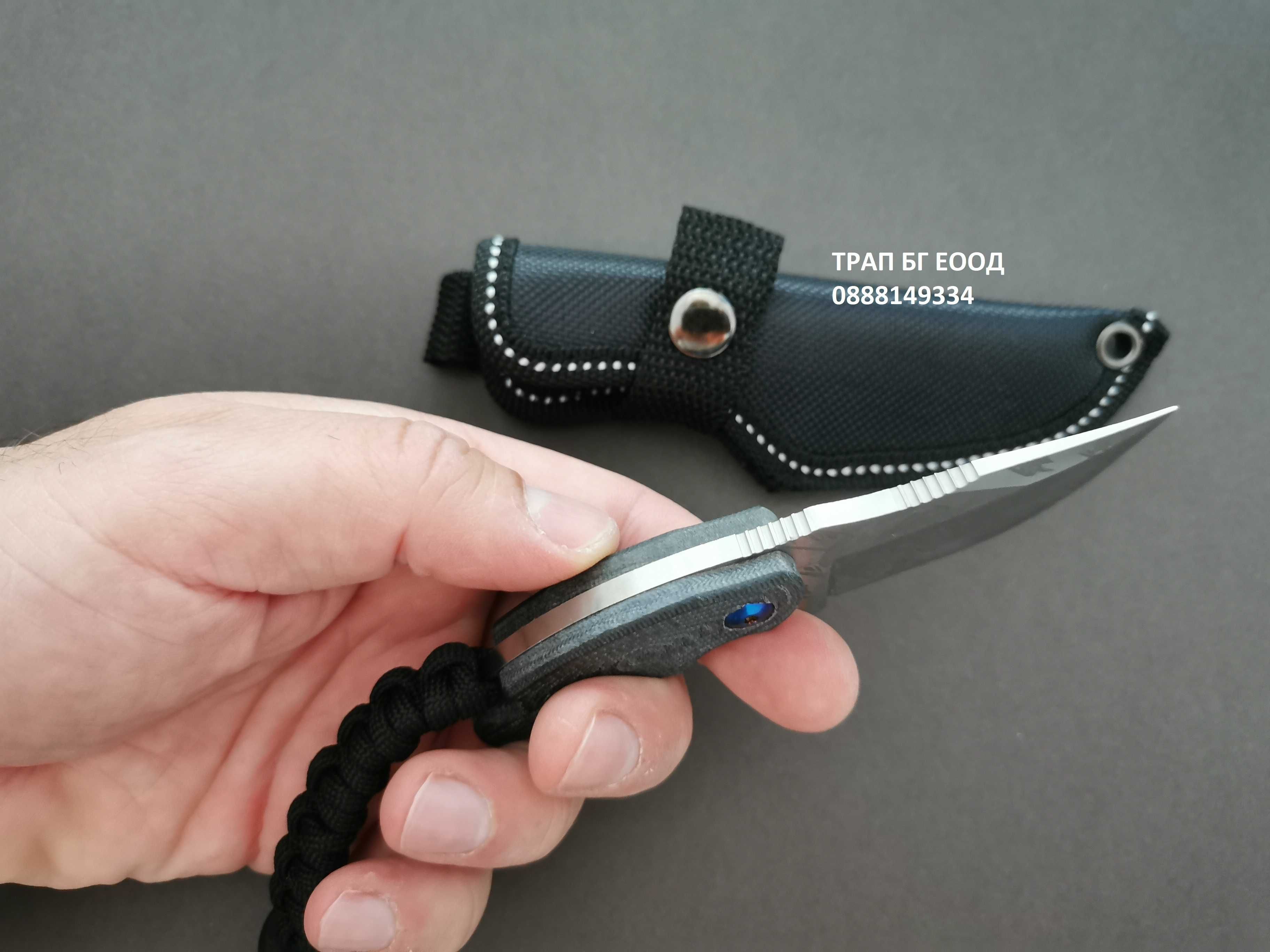 Компактен Тактически Нож Full Tang с паракорд въже SR S300A