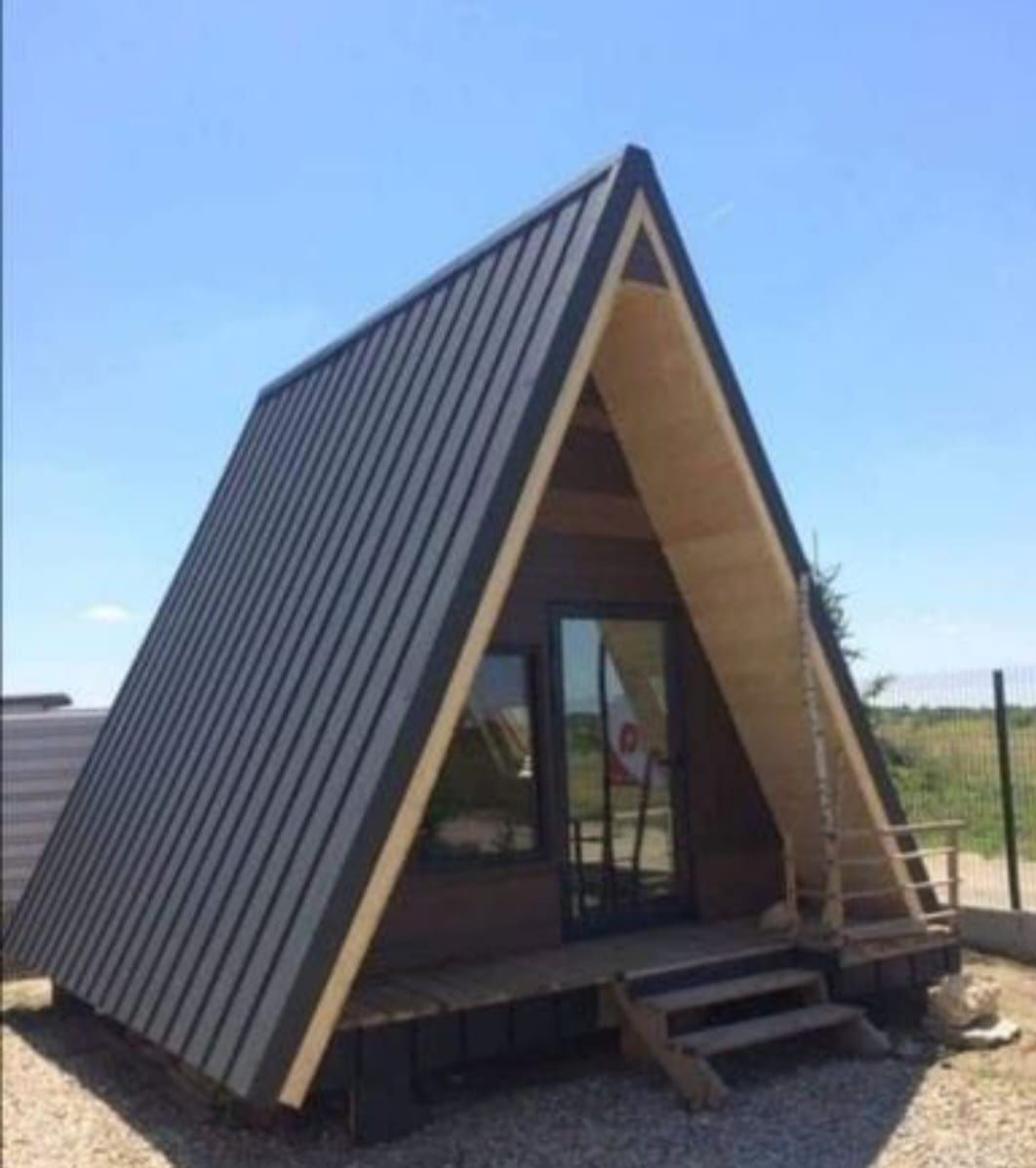 Cabane tip A din lemn