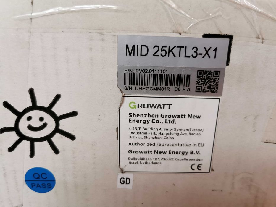 Нов Growatt MID 25KTL3-X1 Three Phase On Grid Inverter