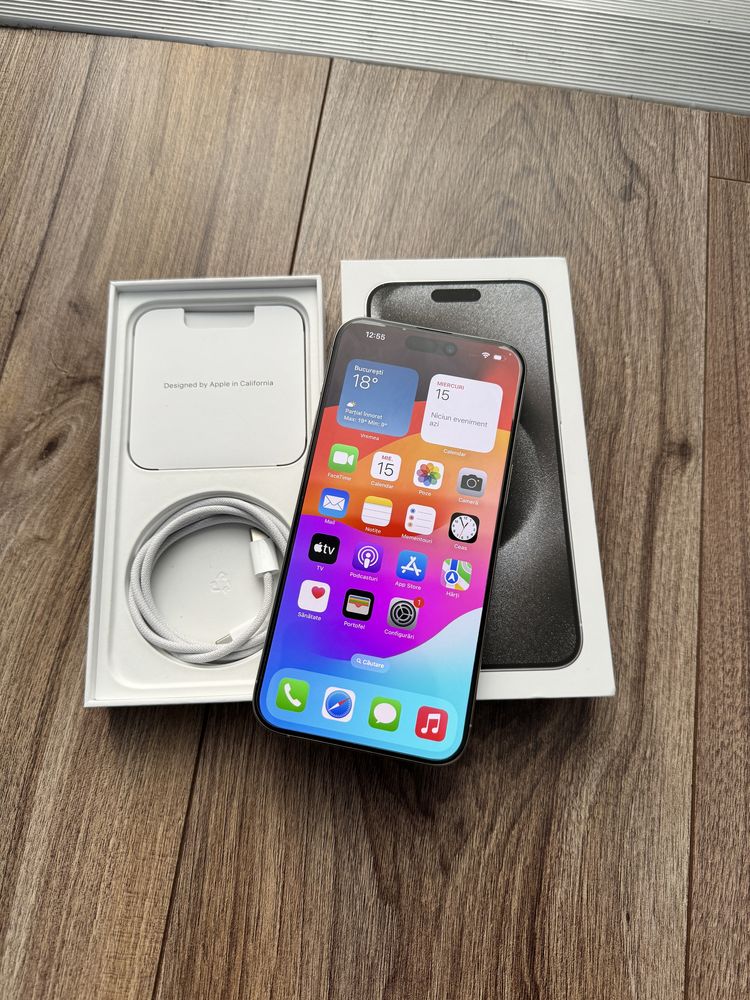 Iphone 15 Pro Max White - 256GB - Nou