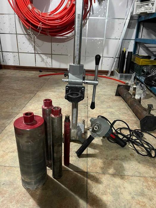 Установка алмазного бурения со станиной + коронки в подарок