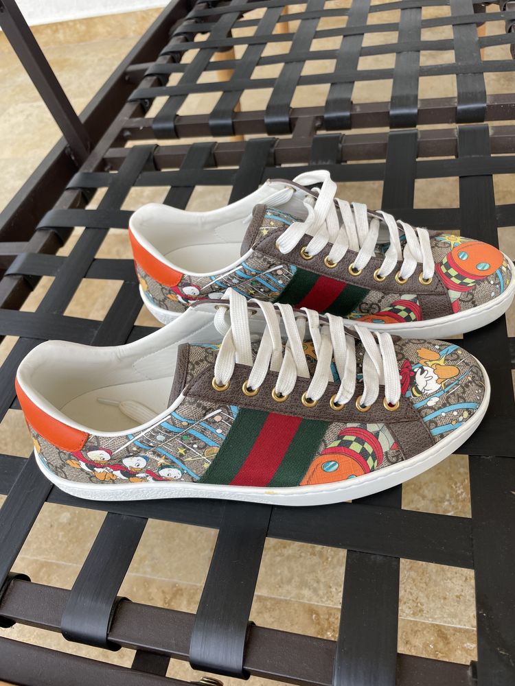 GUCCI Disney x Gucci Donald Duck Ace Sneaker