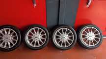 Jante Aliaj Ford R16 4x108 + anvelope vara