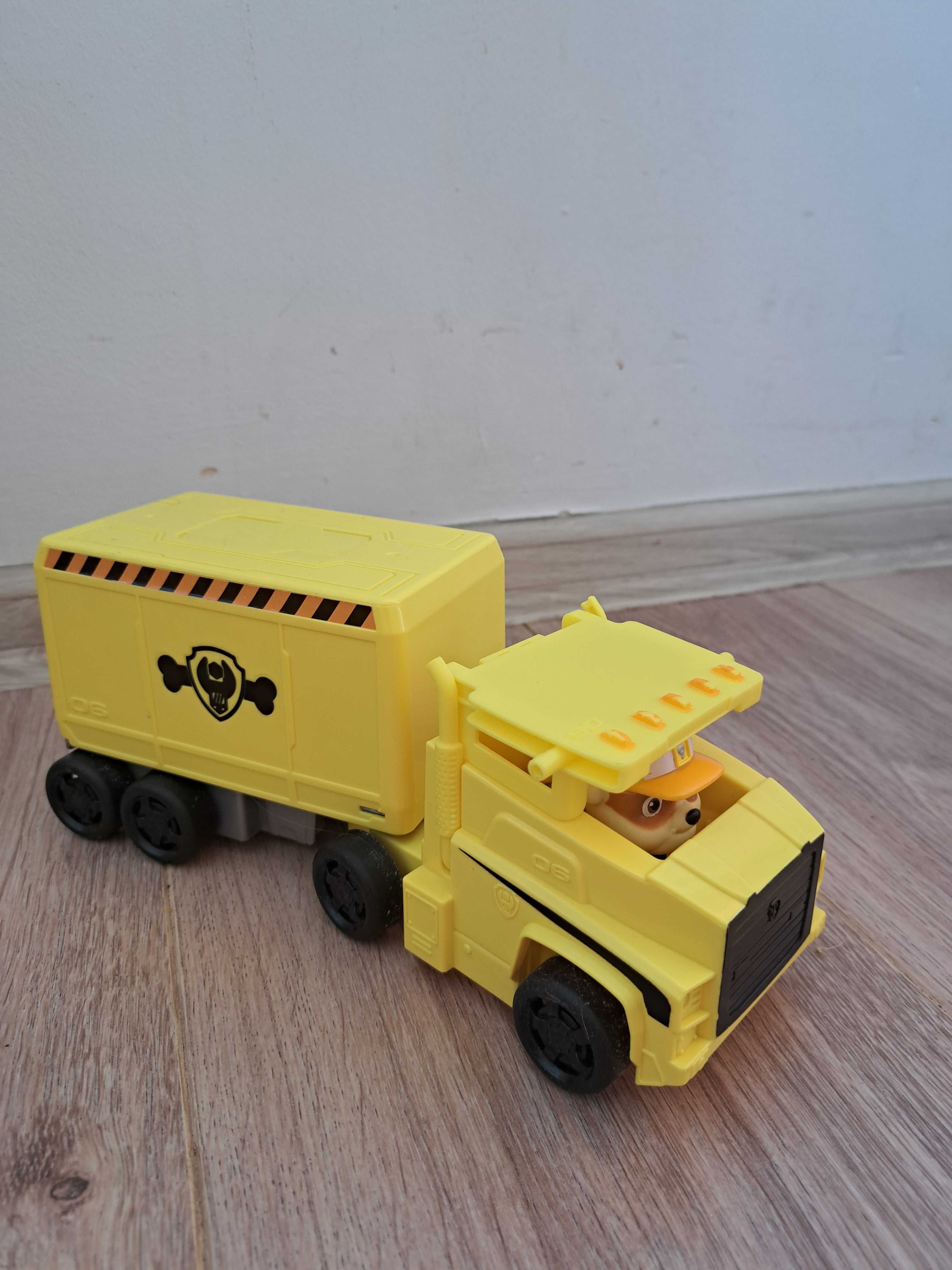 Paw Patrol Rescue Truck фигура с камион, Rubble, Рабъл, Пес Патрул