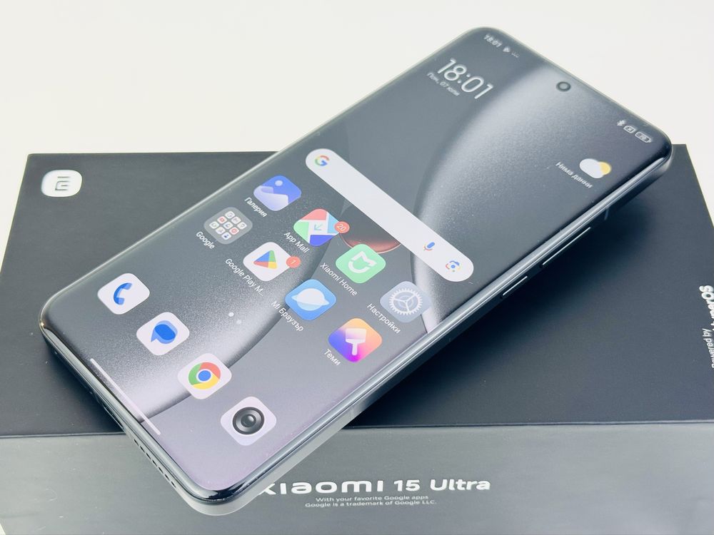 НОВ! Xiaomi 15 Ultra 5G 512GB 16RAM Black Гаранция!