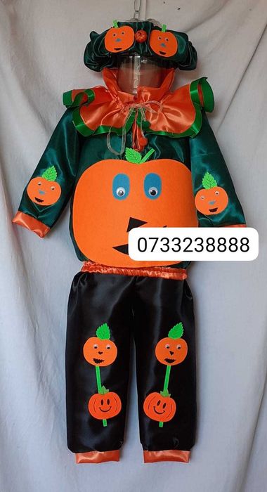 Costum Dovlecel pentru copii marimea 1 si 2 (3-4-5 ani)