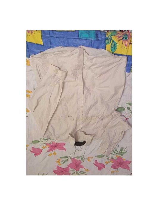 Oferta! Camasa baieti/ barbati, gri-bej , maneca lunga, Anglia