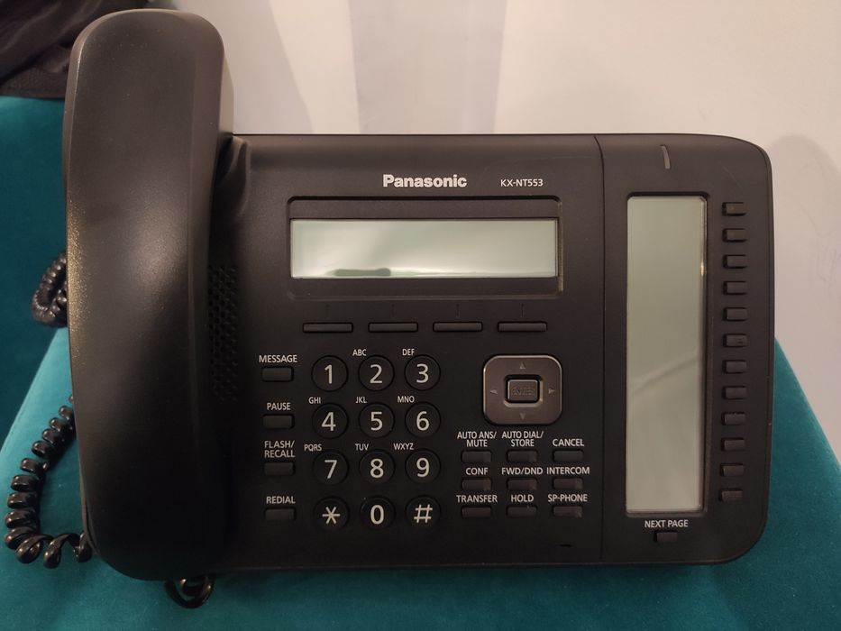 Telefon IP Panasonic KX‑NT553X‑B – stare f bună, ca nou