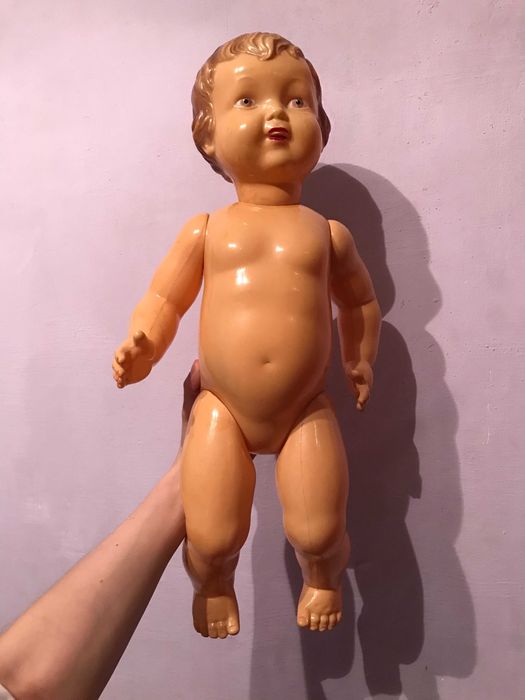 Редкий пупс СССР целлулоид