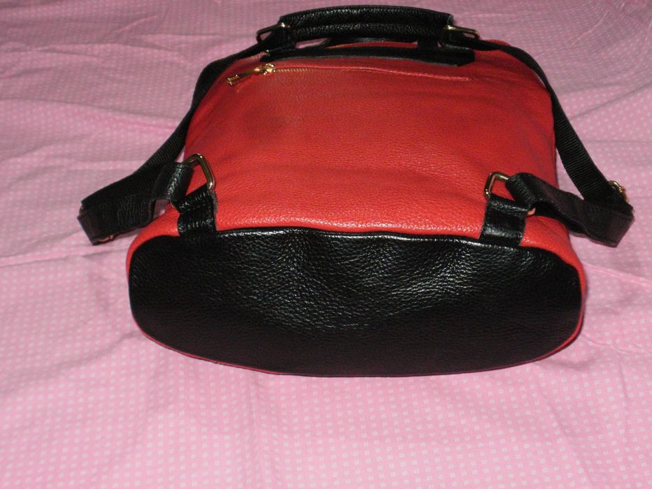 нова дамска раница естествена кожа