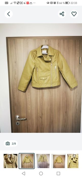 Geaca Zara pentru fete 7-8 ani