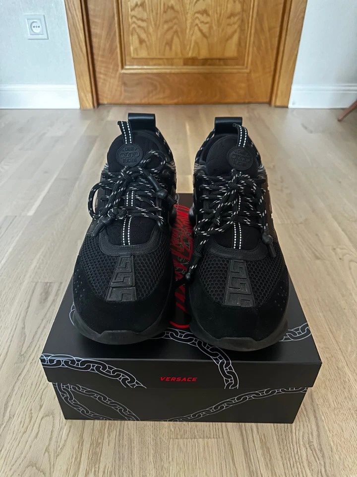 Versace chain reaction negru full piele