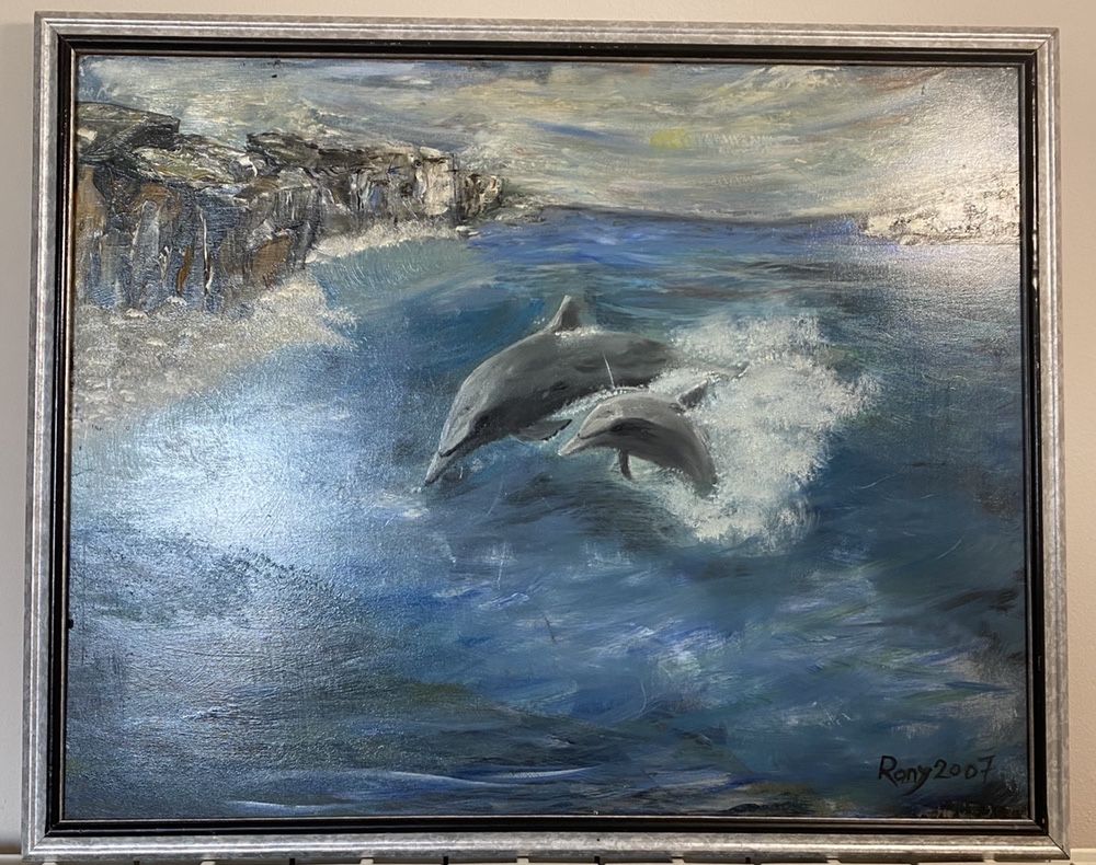 Tablou cu delfini “Delfinek” Delfini 2007