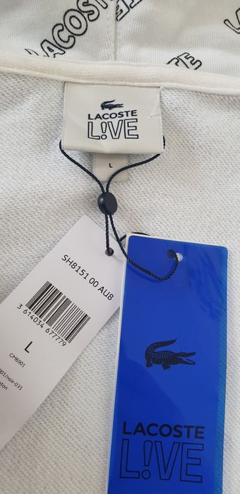 Lacoste LIVE! Oversize Hoodie / 5 - L НОВО! ОРИГИНАЛ! Мъжка Качулка