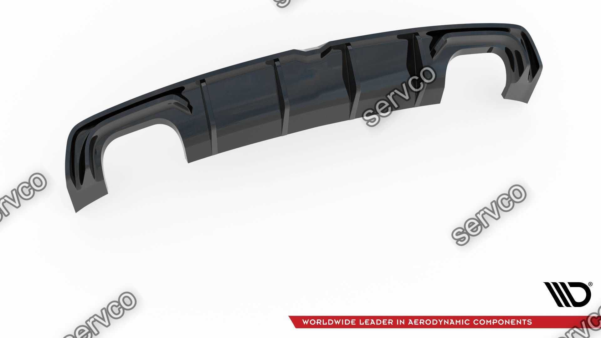 Difuzor bara spate Audi A3 Sline S3 Sedan 8V 2013-2016 v23 - Maxton
