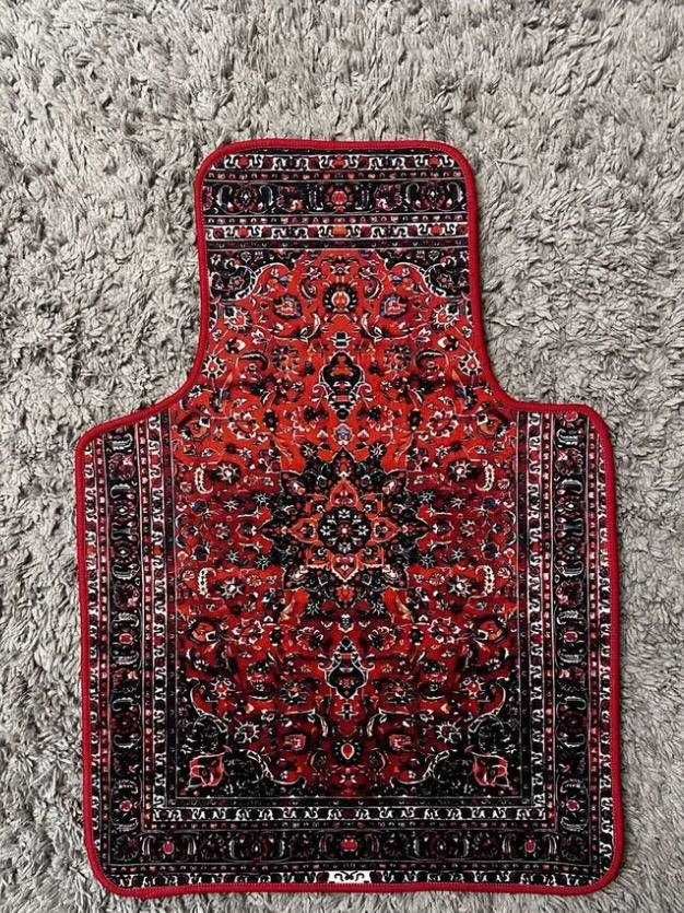 Восточные ковры полики в машину красные