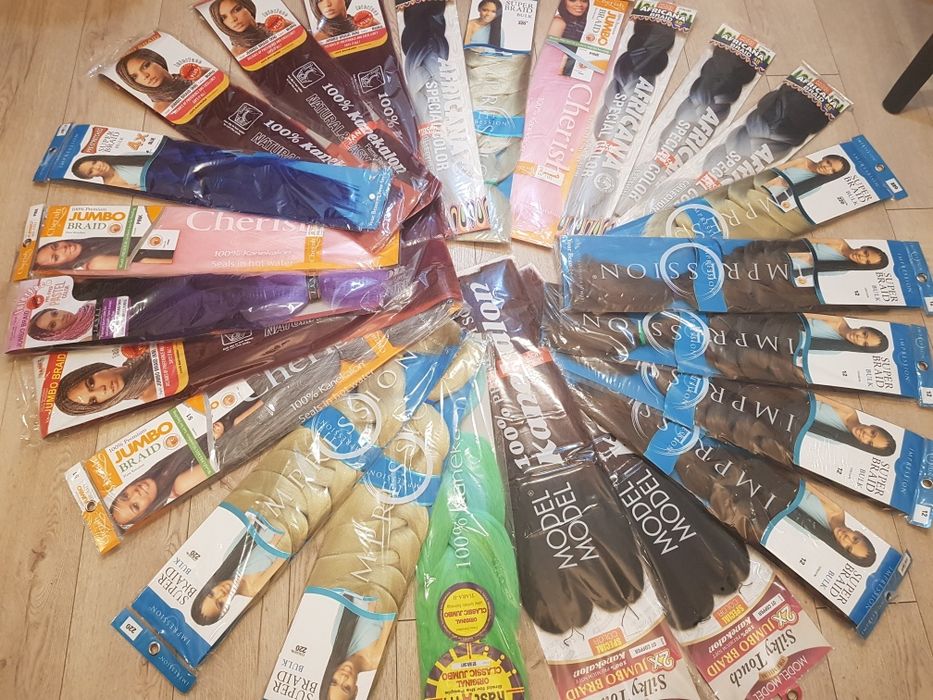 Codițe împletite afro