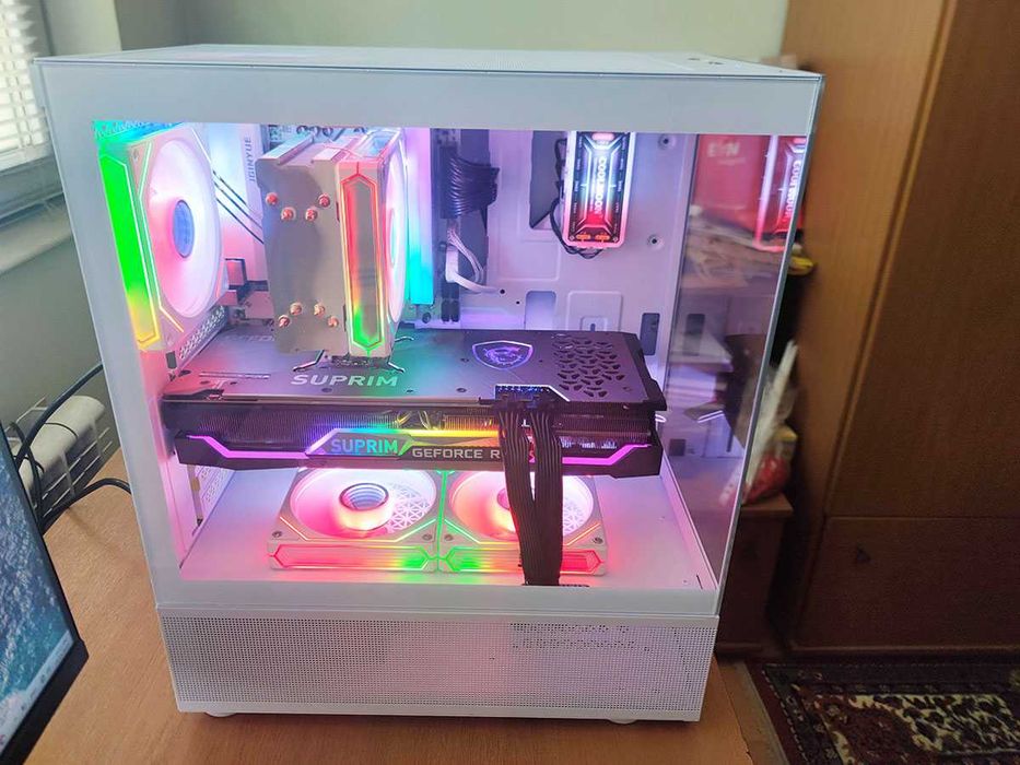 Геймърски компютър, Ryzen 7500F, Rtx 3070, 32gb DDR5, 1tb Nvme, 850W