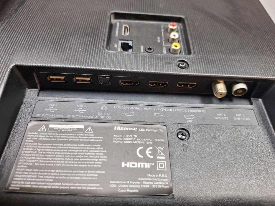 55" 4k smart tv Hisense телевизор без стойка