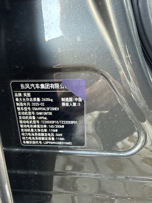 Voyah free 2025/318 mokriyga/qora