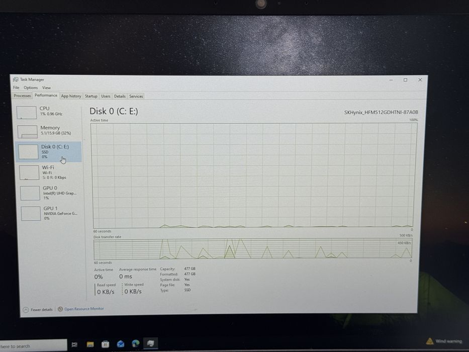Laptop Lenovo IdeaPad3 - I5, 16 ram, gtx 1650 4gb