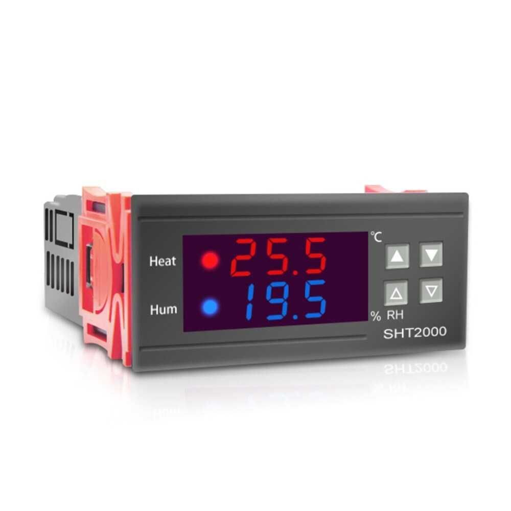 Контролер за температура и влага, влагомер, терморегулатор на 220V 10A