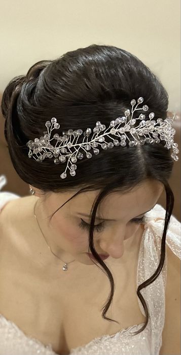 Диадема с кристали • Тиара • Корона • Аксесоари Бал/Сватба