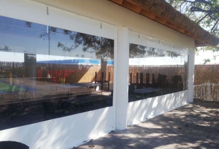 Inchideri terase/ foisoare cu folie transparenta/cristal Galati Braila