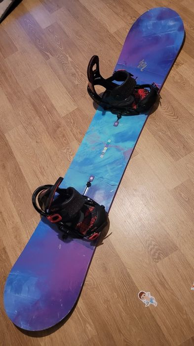 Placa snowboard Burton 155 channel cu legături Burton EST