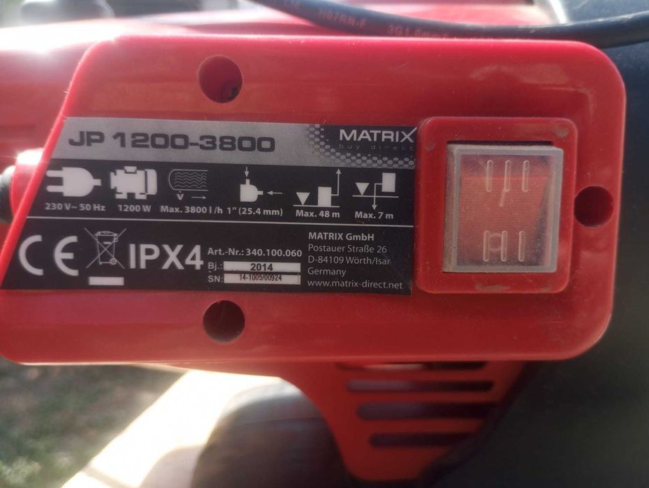Pompa apa matrix