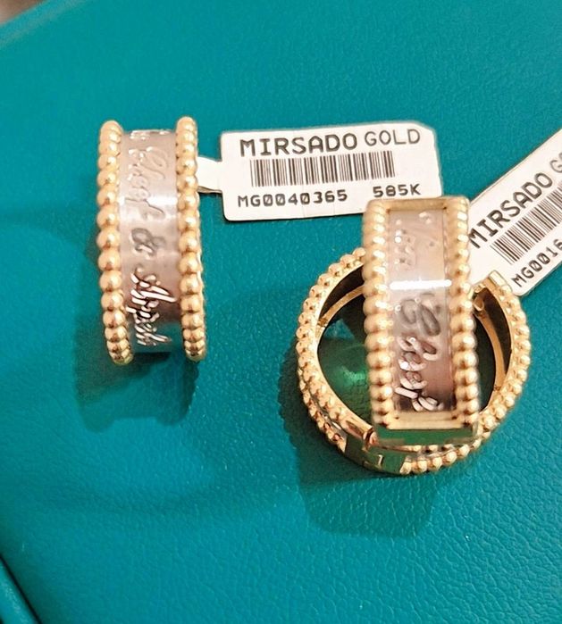 Золотой комплект Van Cliff Турция