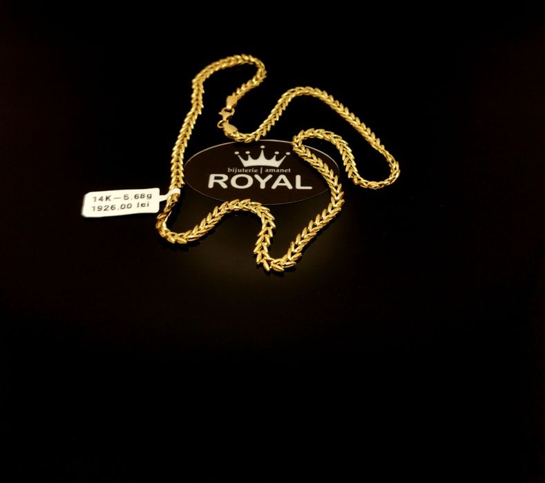 Bijuteria Royal lant din aur 14k 5.68 gr