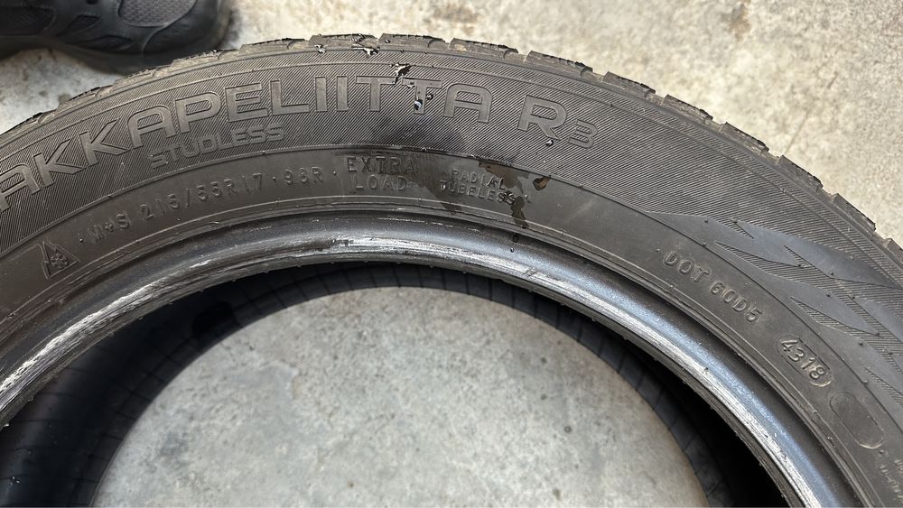 Anvelope 215 55 R17 m+s Nokian