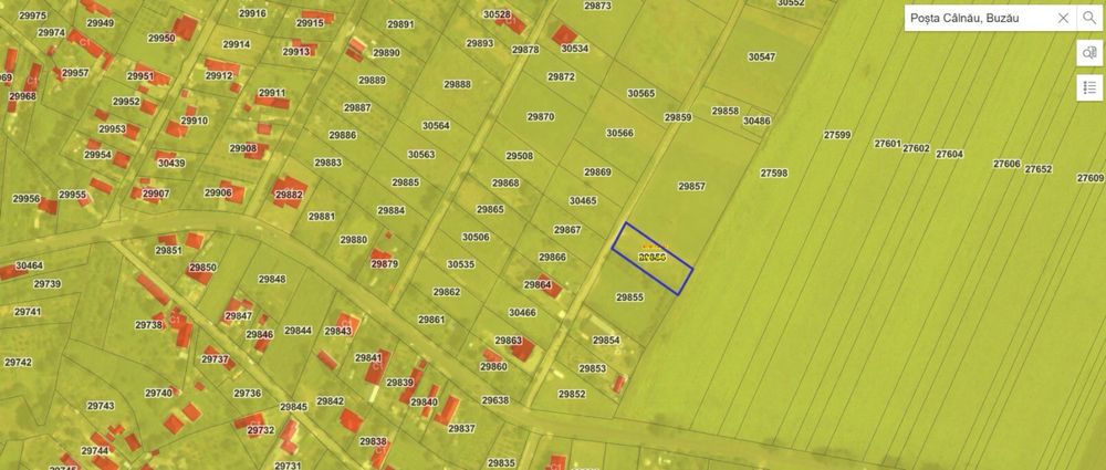 Teren intravilan Posta Calnau