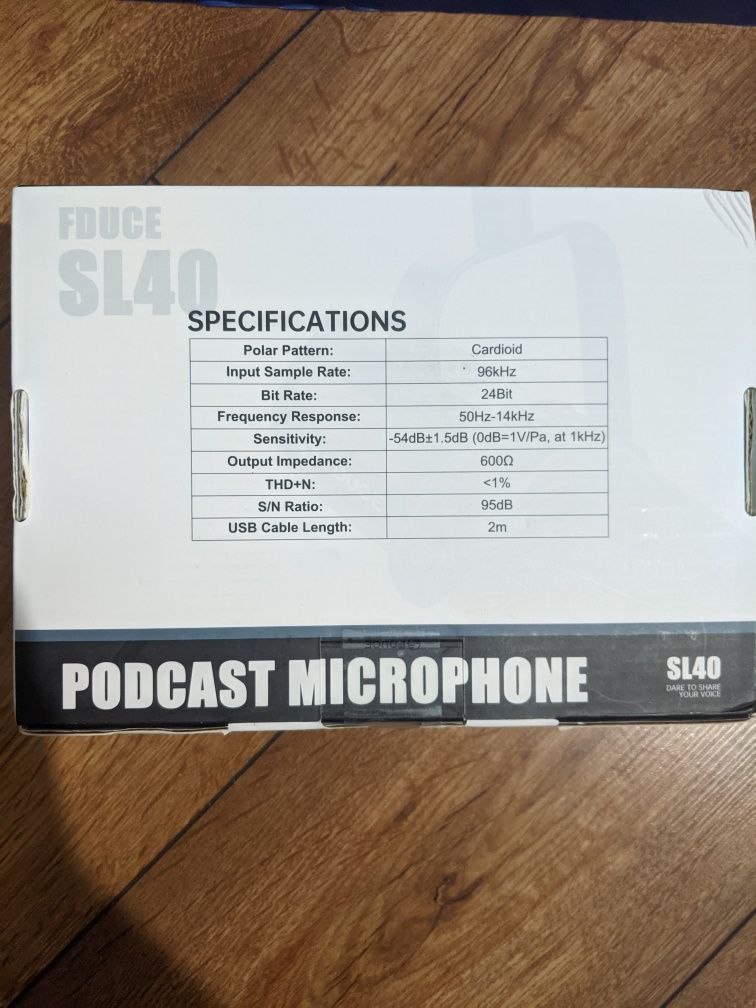 Microfoane podcast gaming Fduce SL40 / Fifine ampligameA6T