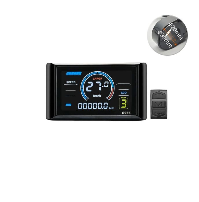 Kit complet display, acceleratie, controller bicicleta electrica
