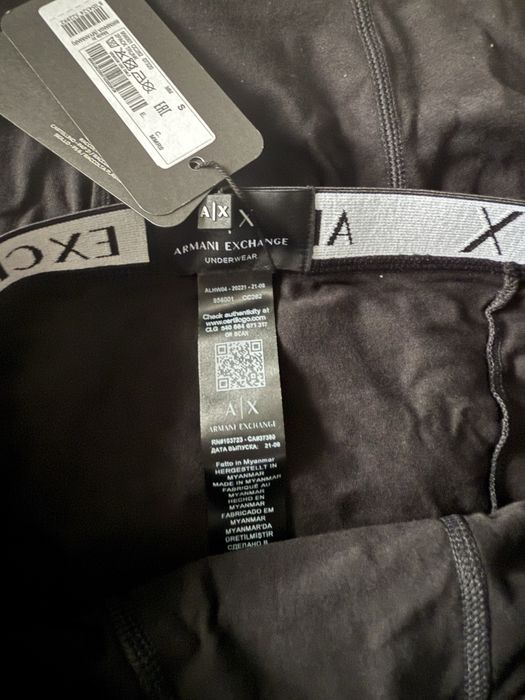 Armani Exchange set 2 boxeri negri marimea S noi originali