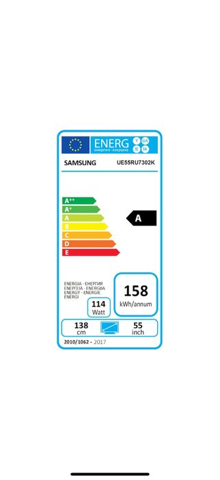 TV LED Curbat Smart SAMSUNG 138 cm
